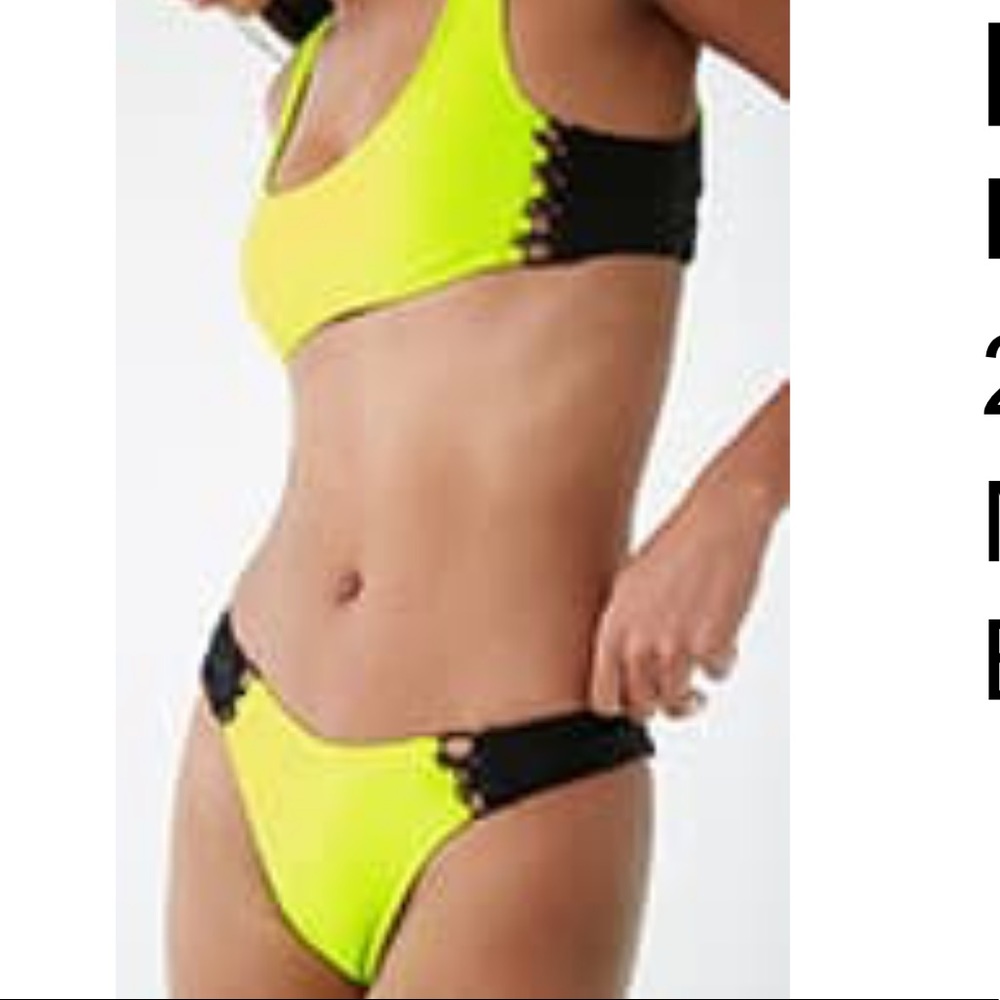 Neon forever 21 bikini